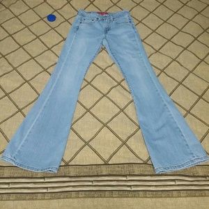 Levi's 519 Low Flare Stretch Jeans- Size 0 M